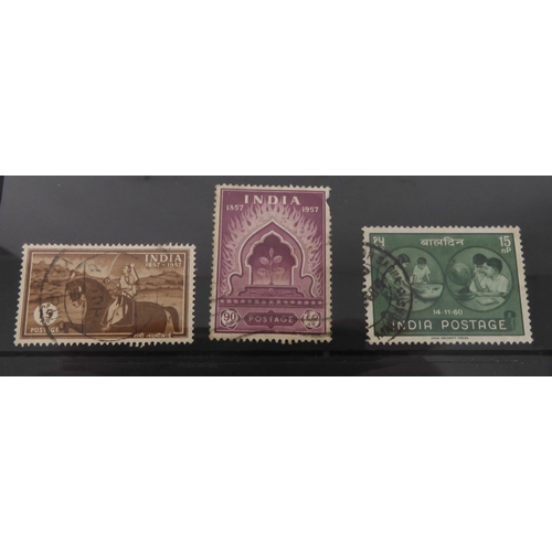 7018 - INDIA a lot to include India Postage various shades and denominations Queen Victoria through to Inau... 