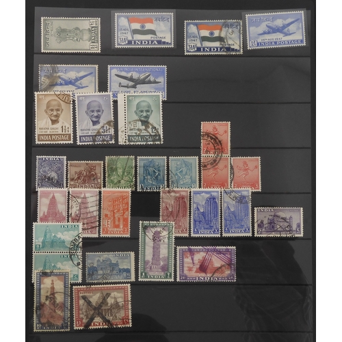 7018 - INDIA a lot to include India Postage various shades and denominations Queen Victoria through to Inau...