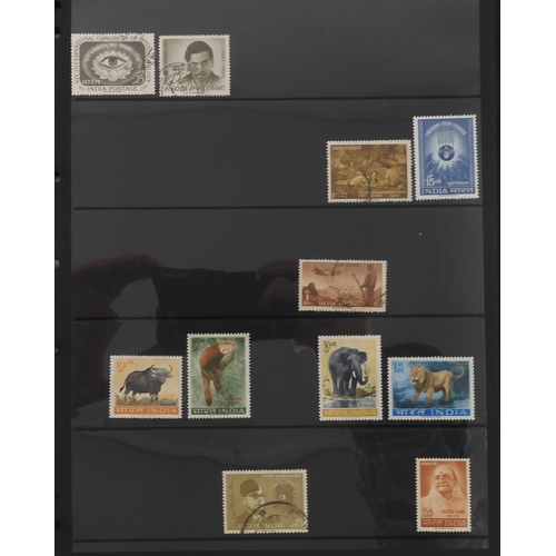 7018 - INDIA a lot to include India Postage various shades and denominations Queen Victoria through to Inau... 