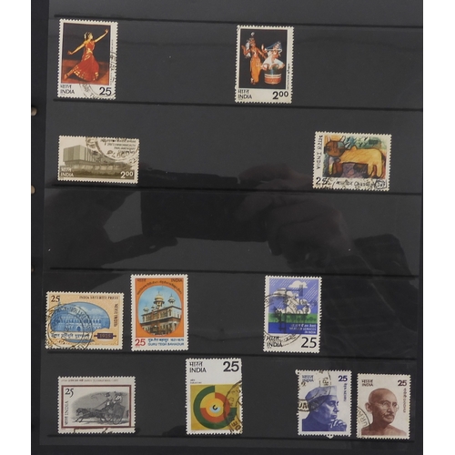 7018 - INDIA a lot to include India Postage various shades and denominations Queen Victoria through to Inau...