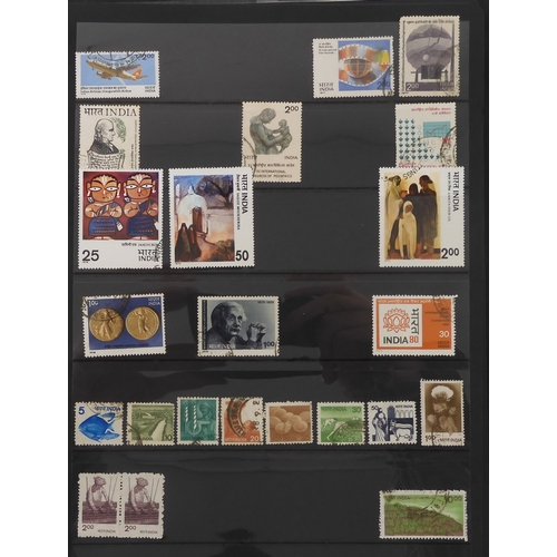 7018 - INDIA a lot to include India Postage various shades and denominations Queen Victoria through to Inau... 