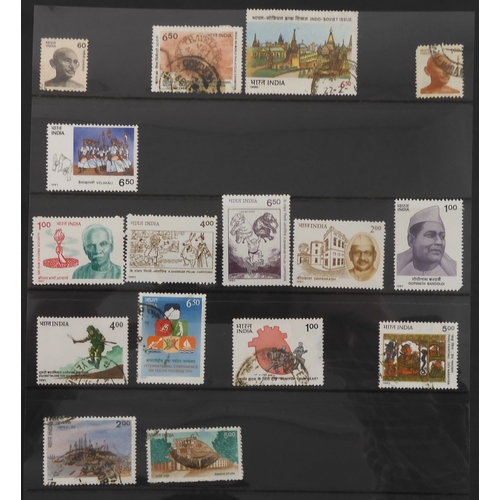 7018 - INDIA a lot to include India Postage various shades and denominations Queen Victoria through to Inau... 