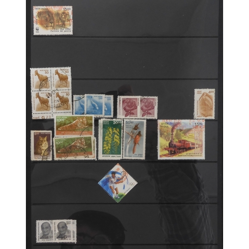 7018 - INDIA a lot to include India Postage various shades and denominations Queen Victoria through to Inau... 