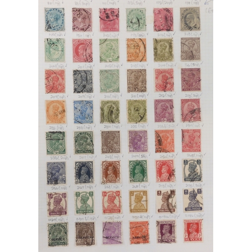 7018 - INDIA a lot to include India Postage various shades and denominations Queen Victoria through to Inau... 