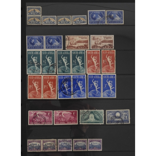 7019 - SOUTH AFRICA a collection on stock sheets to include 1910 2 1/2 d blue Union Of South Africa uswed, ... 