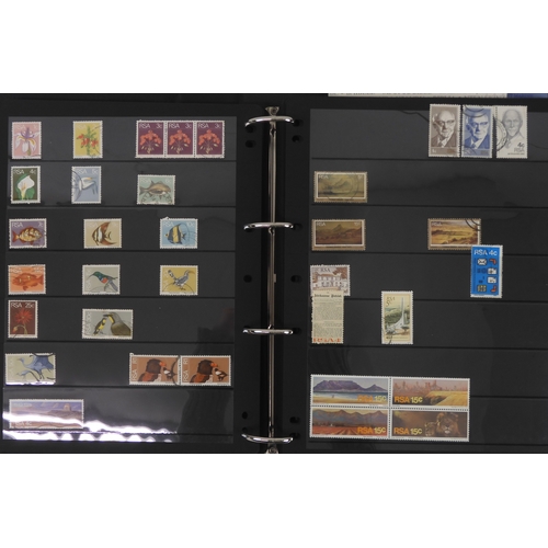 7019 - SOUTH AFRICA a collection on stock sheets to include 1910 2 1/2 d blue Union Of South Africa uswed, ...