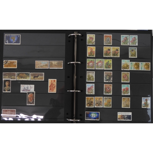 7019 - SOUTH AFRICA a collection on stock sheets to include 1910 2 1/2 d blue Union Of South Africa uswed, ... 