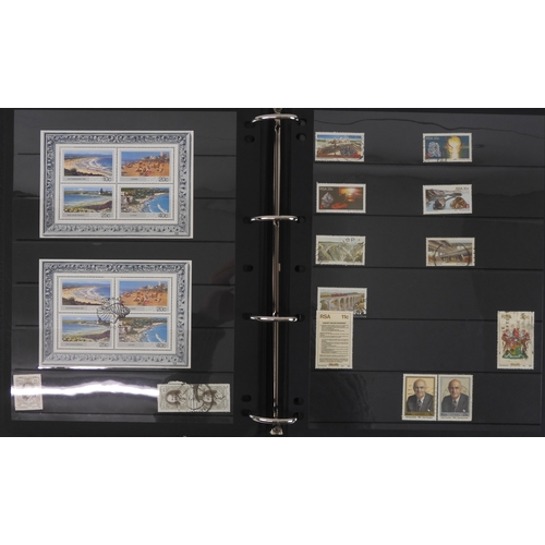 7019 - SOUTH AFRICA a collection on stock sheets to include 1910 2 1/2 d blue Union Of South Africa uswed, ...