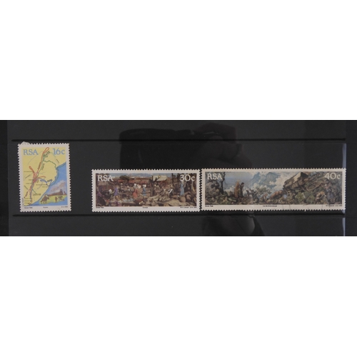 7019 - SOUTH AFRICA a collection on stock sheets to include 1910 2 1/2 d blue Union Of South Africa uswed, ...