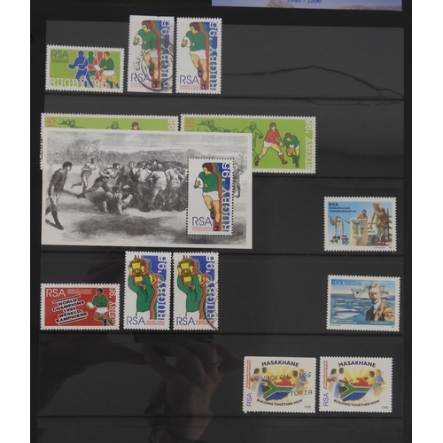 7019 - SOUTH AFRICA a collection on stock sheets to include 1910 2 1/2 d blue Union Of South Africa uswed, ...