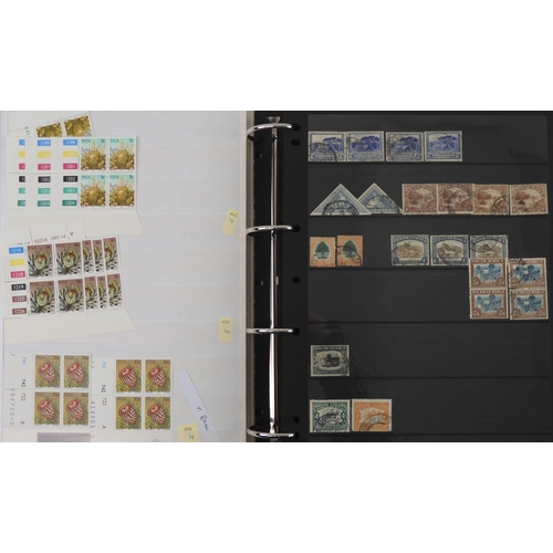 7019 - SOUTH AFRICA a collection on stock sheets to include 1910 2 1/2 d blue Union Of South Africa uswed, ... 