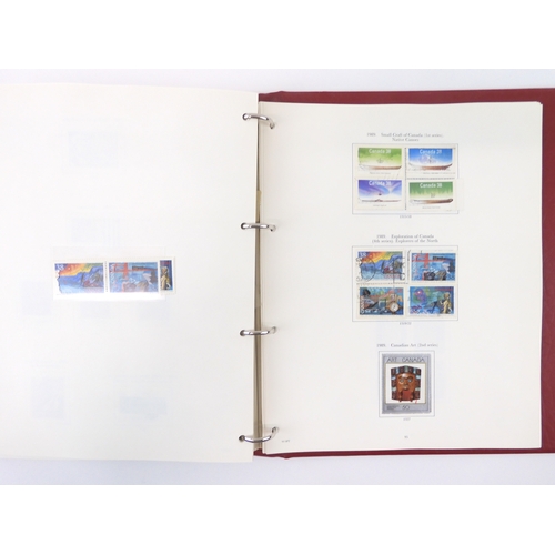 7022 - CANADA 1859 TO 1989 The Stanley Gibbons The Stamps Of Canada (incomplete) to include colonial era Ca... 