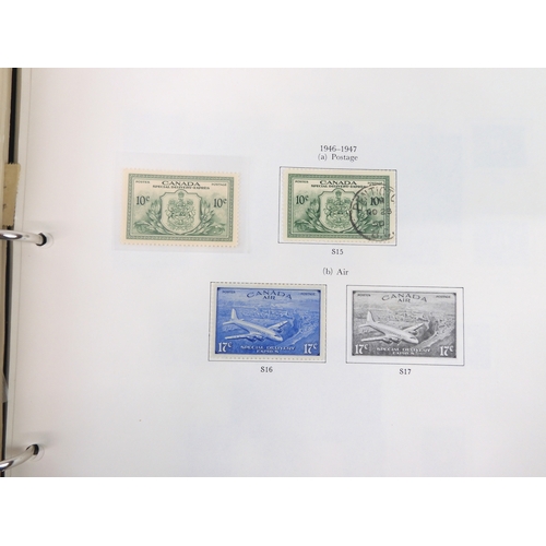 7022 - CANADA 1859 TO 1989 The Stanley Gibbons The Stamps Of Canada (incomplete) to include colonial era Ca... 