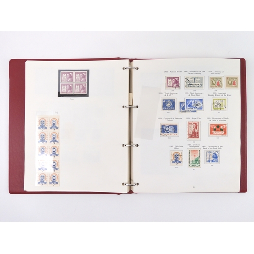 7022 - CANADA 1859 TO 1989 <br />The Stanley Gibbons The Stamps Of Canada (incomplete) to include colonial ...