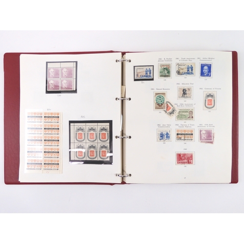 7022 - CANADA 1859 TO 1989 The Stanley Gibbons The Stamps Of Canada (incomplete) to include colonial era Ca... 