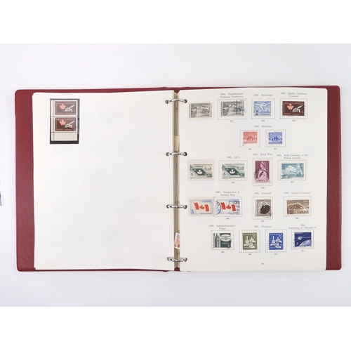 7022 - CANADA 1859 TO 1989 The Stanley Gibbons The Stamps Of Canada (incomplete) to include colonial era Ca... 