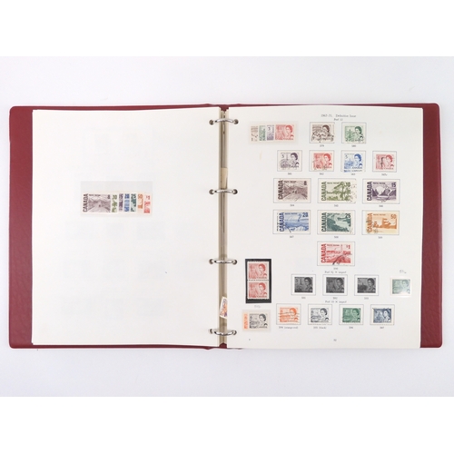 7022 - CANADA 1859 TO 1989 The Stanley Gibbons The Stamps Of Canada (incomplete) to include colonial era Ca... 