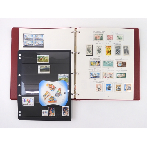 7022 - CANADA 1859 TO 1989 The Stanley Gibbons The Stamps Of Canada (incomplete) to include colonial era Ca... 