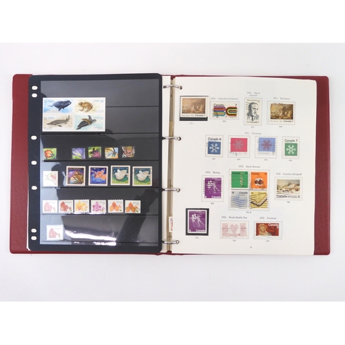 7022 - CANADA 1859 TO 1989 The Stanley Gibbons The Stamps Of Canada (incomplete) to include colonial era Ca... 