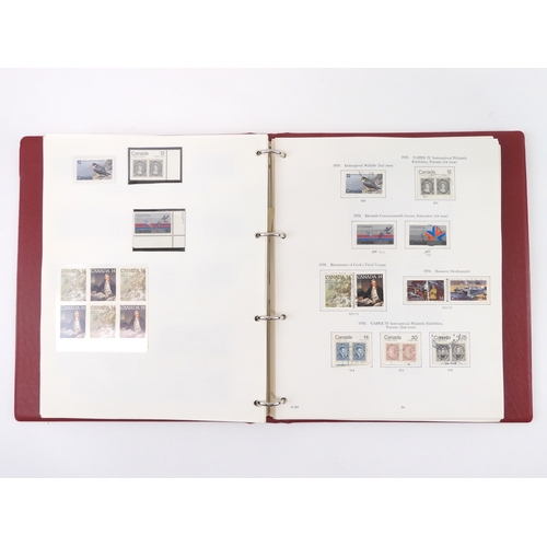 7022 - CANADA 1859 TO 1989 The Stanley Gibbons The Stamps Of Canada (incomplete) to include colonial era Ca... 