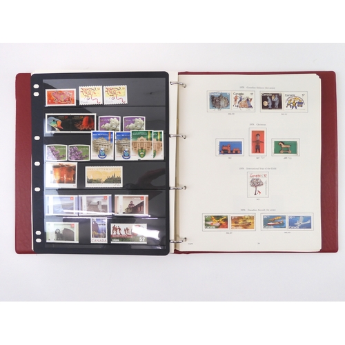 7022 - CANADA 1859 TO 1989 The Stanley Gibbons The Stamps Of Canada (incomplete) to include colonial era Ca... 