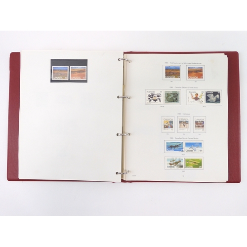 7022 - CANADA 1859 TO 1989 The Stanley Gibbons The Stamps Of Canada (incomplete) to include colonial era Ca... 