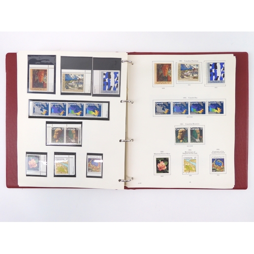 7022 - CANADA 1859 TO 1989 The Stanley Gibbons The Stamps Of Canada (incomplete) to include colonial era Ca... 