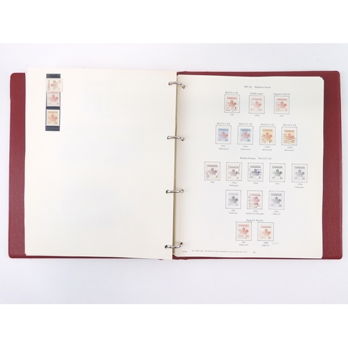 7022 - CANADA 1859 TO 1989 The Stanley Gibbons The Stamps Of Canada (incomplete) to include colonial era Ca... 