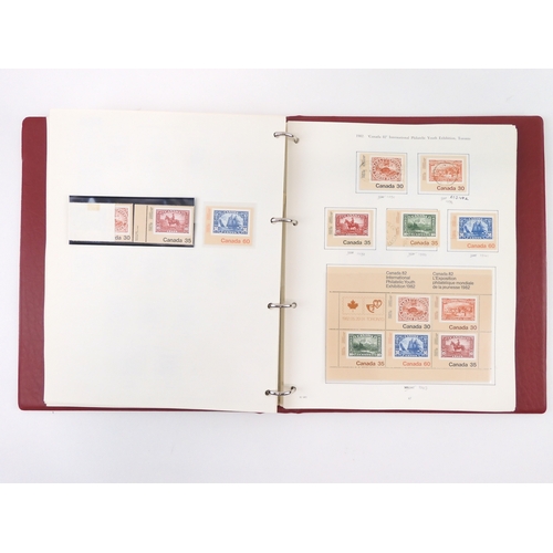 7022 - CANADA 1859 TO 1989 The Stanley Gibbons The Stamps Of Canada (incomplete) to include colonial era Ca... 