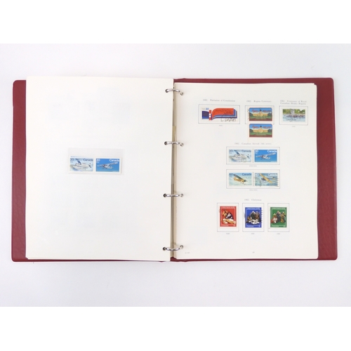 7022 - CANADA 1859 TO 1989 The Stanley Gibbons The Stamps Of Canada (incomplete) to include colonial era Ca... 