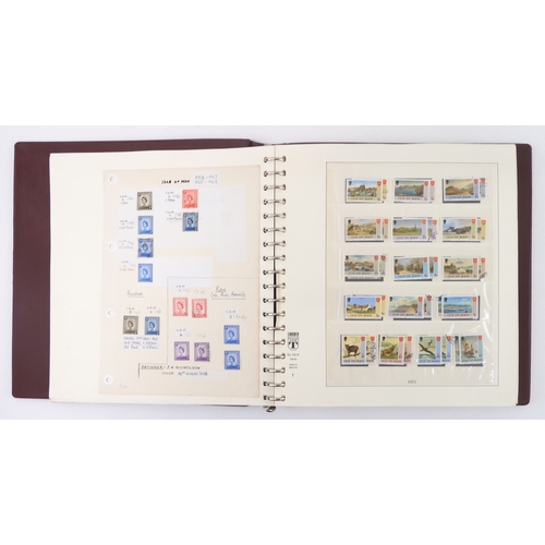 7023 - ISLE OF MAN 1958 to 1991 to include many unused stamps, uncut sheets, First Day Of Issue, The Golden...