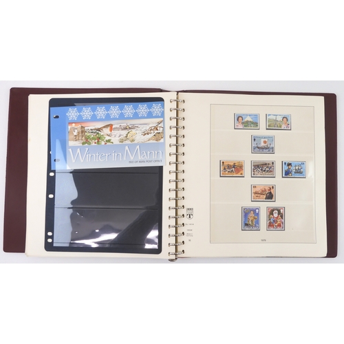 7023 - ISLE OF MAN 1958 to 1991 to include many unused stamps, uncut sheets, First Day Of Issue, The Golden... 