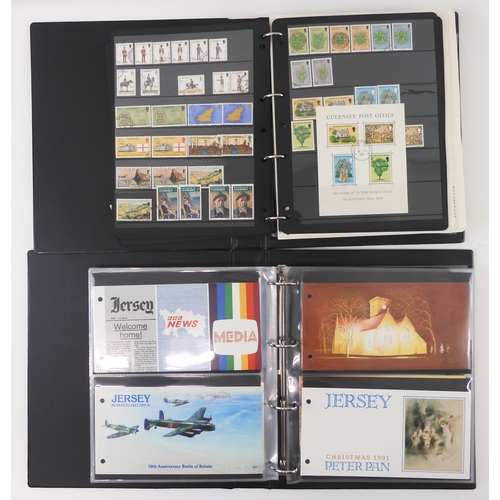 7029 - Channel Islands Jersey & Guernsey<br />A lot comprising Jersey Occupation Stamps, Jersey Special...