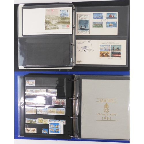 7029 - Channel Islands Jersey & Guernsey<br />A lot comprising Jersey Occupation Stamps, Jersey Special...