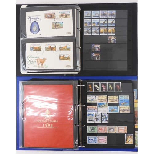 7029 - Channel Islands Jersey & Guernsey<br />A lot comprising Jersey Occupation Stamps, Jersey Special...