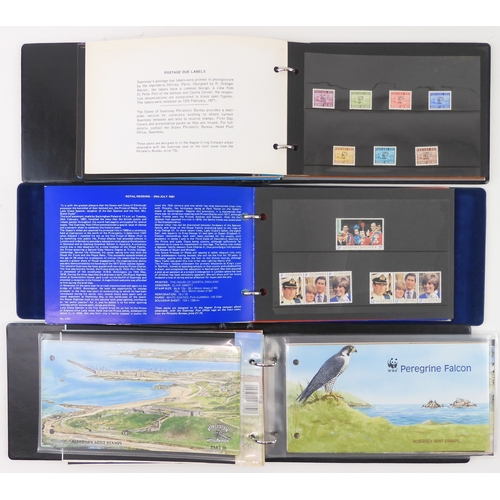 7030 - CHANNEL ISLANDS JERSEY & GUERNSEYA lot of Guernsey Post Office Mint Stamps various themes togeth... 