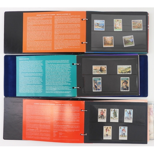 7030 - CHANNEL ISLANDS JERSEY & GUERNSEYA lot of Guernsey Post Office Mint Stamps various themes togeth... 