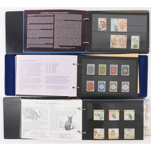 7030 - CHANNEL ISLANDS JERSEY & GUERNSEYA lot of Guernsey Post Office Mint Stamps various themes togeth... 