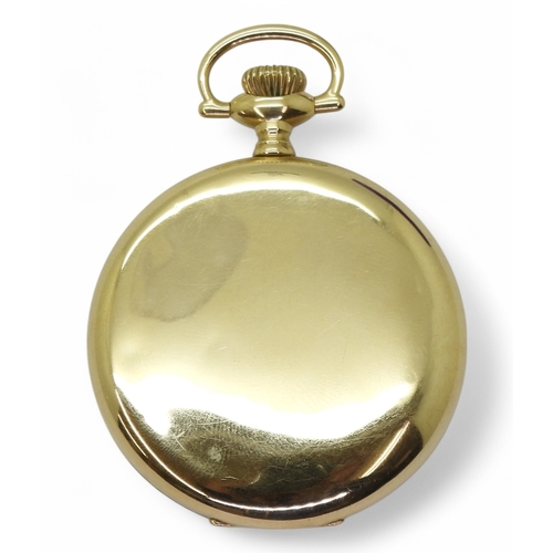 2856 - A LADIES ELGIN FOB WATCHthe 14k gold keystone cased watch, has a classic white enamelled dial with b... 