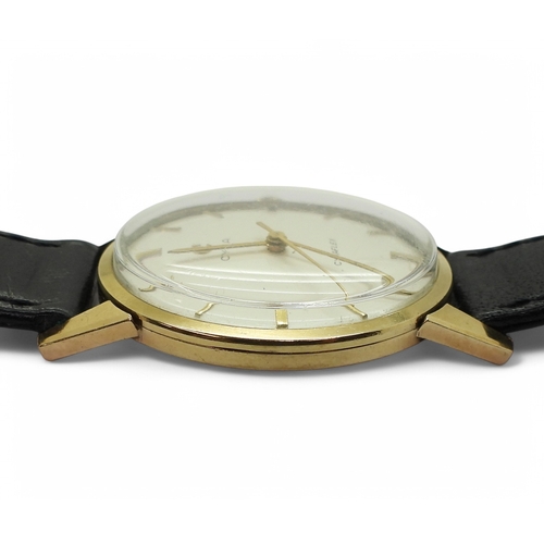 2888 - A GENTS CYMAFLEXthe case in 9ct gold hallmarked Edinburgh 1960. Cyma case reference number 37327, th... 