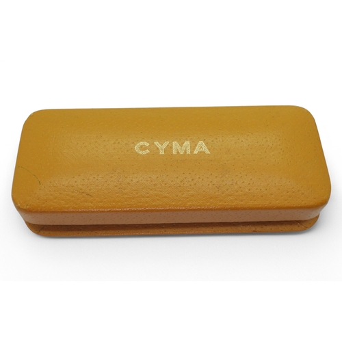 2888 - A GENTS CYMAFLEXthe case in 9ct gold hallmarked Edinburgh 1960. Cyma case reference number 37327, th... 