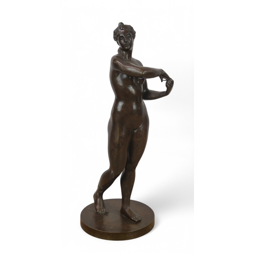 3040 - MAYA SERGER VAN PANHUYS (BRITISH 1870-1944)CLASSICAL NUDEBronze, signed on plinth, dated 1923, 49cm ... 