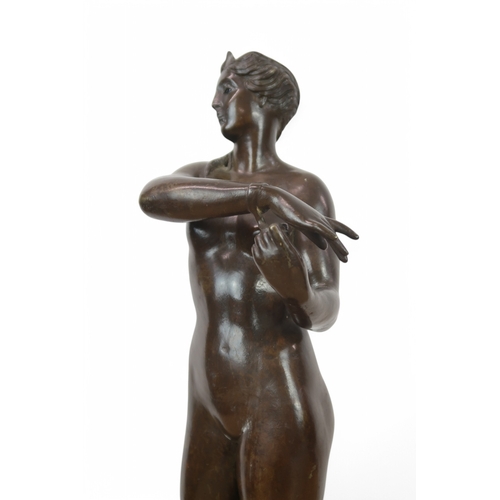 3040 - MAYA SERGER VAN PANHUYS (BRITISH 1870-1944)CLASSICAL NUDEBronze, signed on plinth, dated 1923, 49cm ... 