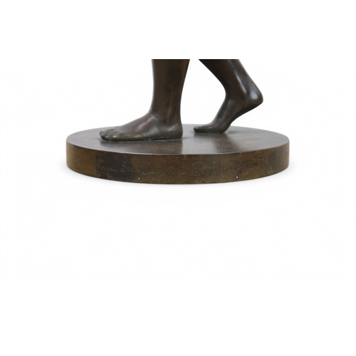 3040 - MAYA SERGER VAN PANHUYS (BRITISH 1870-1944)CLASSICAL NUDEBronze, signed on plinth, dated 1923, 49cm ... 