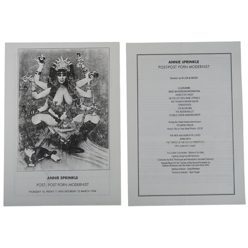 3044 - † ANNIE SPRINKLE (US CONTEMPORARY)TIT PRINT '94Monotype, signed, inscribed and dated, 50 x 40cm (19.... 