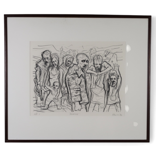 3045 - † PETER HOWSON OBE (SCOTTISH B.1958)ROADSIDELithograph, signed in pencil, 33 x 42cm (13 x 16.5