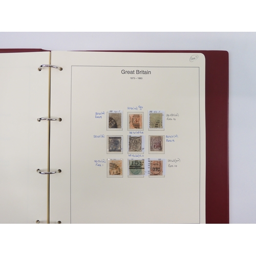 7014 - Great Britain 1841 to 1988 used and new<br />The Great Britain Collection, most pages complete to in...