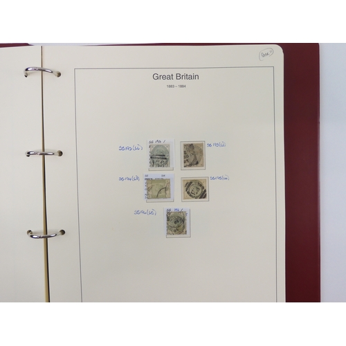 7014 - Great Britain 1841 to 1988 used and new<br />The Great Britain Collection, most pages complete to in...