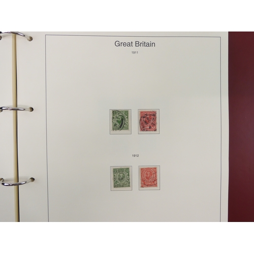 7014 - Great Britain 1841 to 1988 used and newThe Great Britain Collection, most pages complete to include ... 