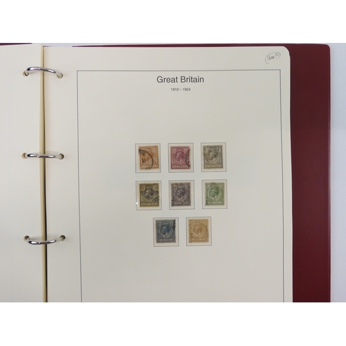 7014 - Great Britain 1841 to 1988 used and new<br />The Great Britain Collection, most pages complete to in...